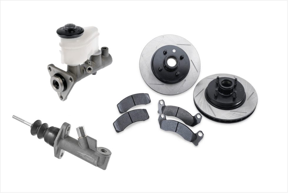 Brake rotors, pads and master cylinders